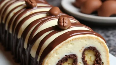 Bûche au Kinder Bueno