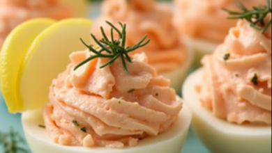 Œufs Farcis à la Mousse de Saumon