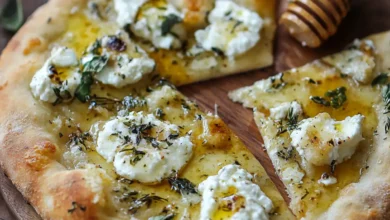 Recette Pizza Chevre et Miel