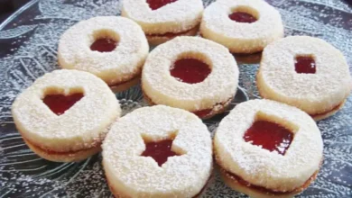 sablés à la confiture