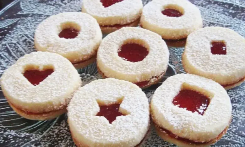 sablés à la confiture