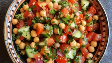 Salade Libanaise aux Pois Chiches