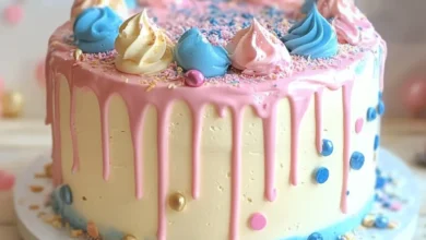 gâteau gender reveal