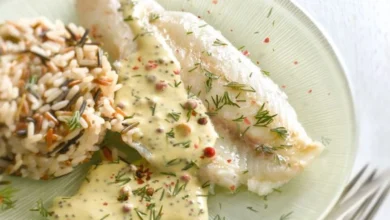 Filet de lieu noir au citron et herbes