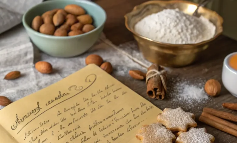 Recette bredele grand-mère en forme d'étoiles, tradition alsacienne de Noël.