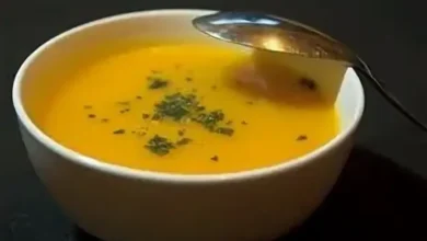 Soupe butternut crémeuse avec épices