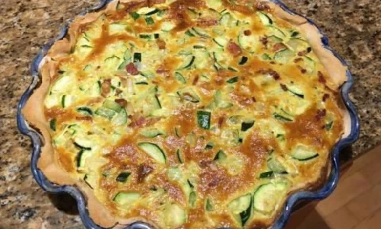 tarte a la courgette​