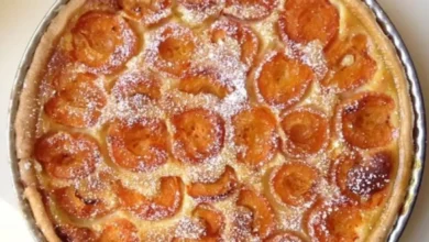 tarte aux abricots​