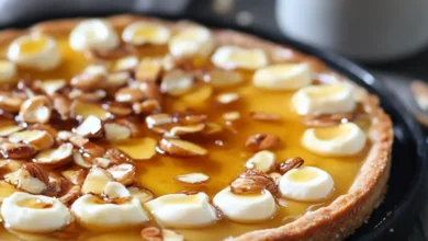 Tarte au Chèvre et Miel