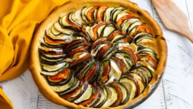tarte aux légumes​