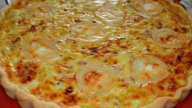 tarte aux poireaux​