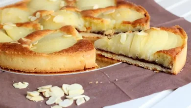 tarte poire chocolat​