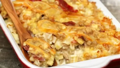 Croziflette recette : un plat savoyard gourmand à base de crozets, reblochon et lardons.
